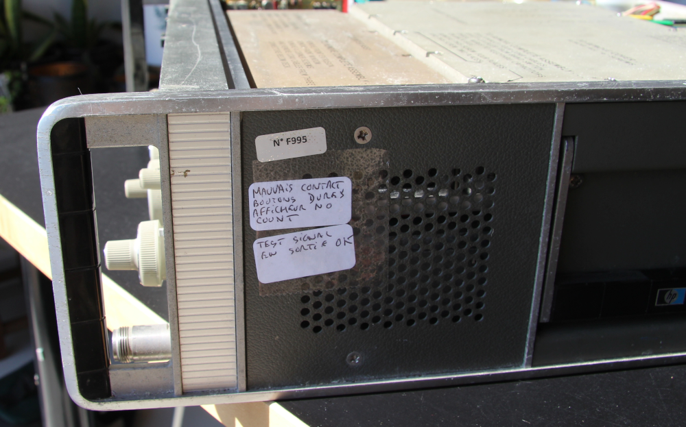 Side, with markings indicating issues.