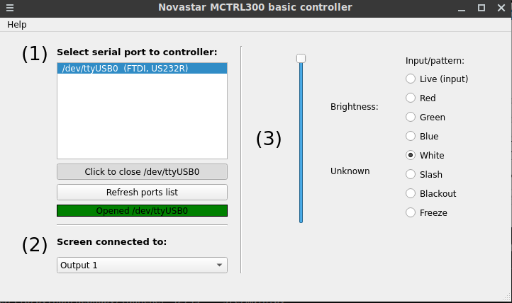 Screenshot of beta version