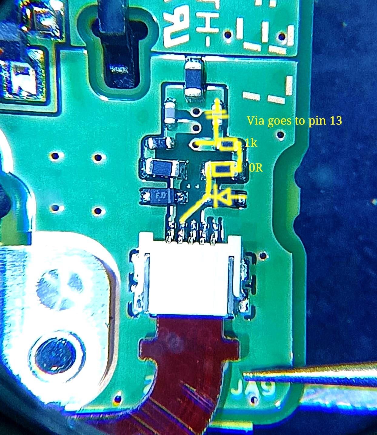 Connector board routing
